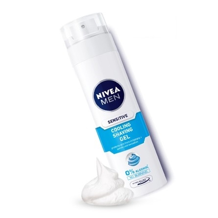 NIVEA 妮维雅 男士舒安冰酷剃须啫喱 200ml 图2