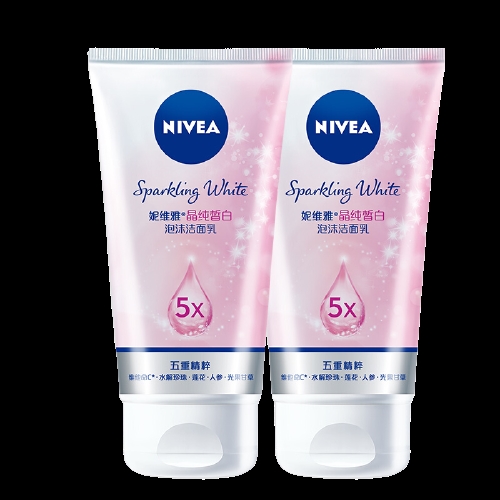 有券的上： NIVEA 妮维雅 晶纯皙白泡沫洁面乳 150g 图5