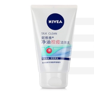 NIVEA 妮维雅 净油控痘洁面乳 100g 图2