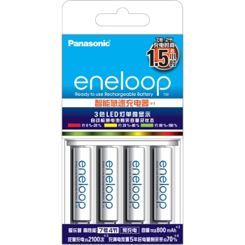 eneloop 爱乐普 充电电池 7号4节 KJ55HCC04C 含55快速充电器 +凑单品 +凑单品 图1