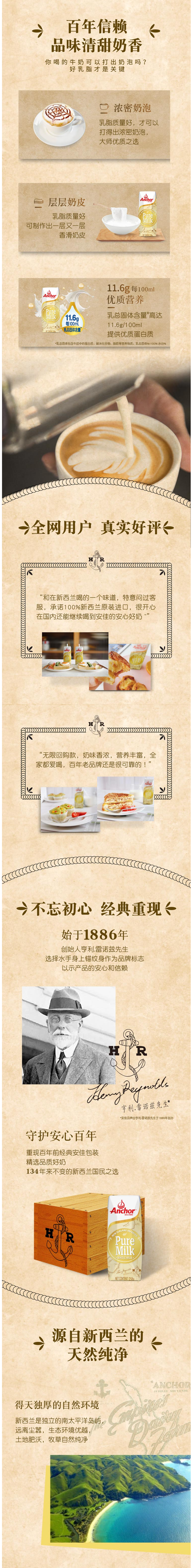 新西兰进口 安佳 全脂牛奶 258g*24盒/箱 图2
