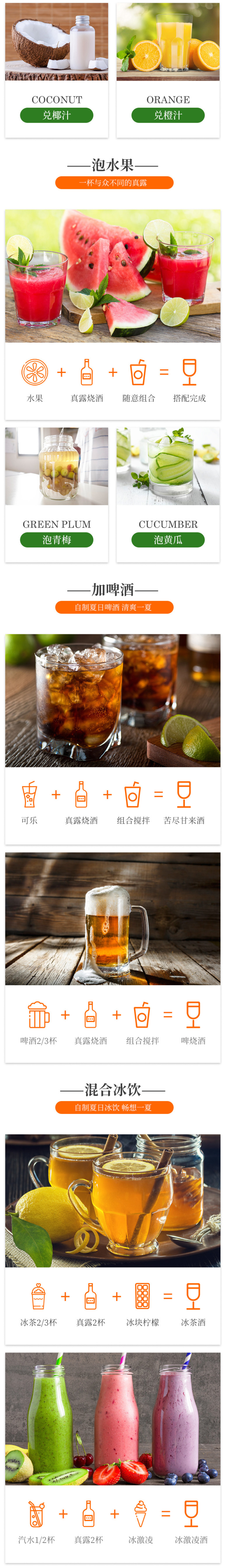 韩国烧酒第一品牌 真露 13°微醺烧酒 果味清酒 360ml*4瓶 图19