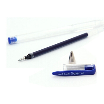 uni 三菱 UM-100 中性笔 0.5mm 蓝色 5支装 图5