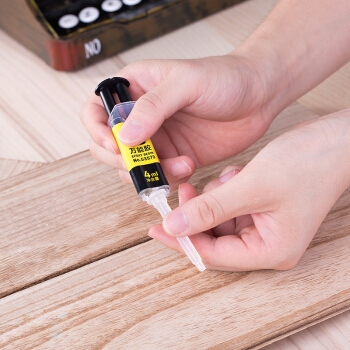 凑单品： deli 得力 53573 针管型AB胶 自动混合强力型胶 4ml 图4
