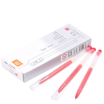 PLUS会员： TRUECOLOR 真彩 GP118 0.5mm 红色中性笔 12支/盒 图4
