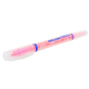 SAKURA 日本樱花 水性荧光笔 双头荧光粉红 图2