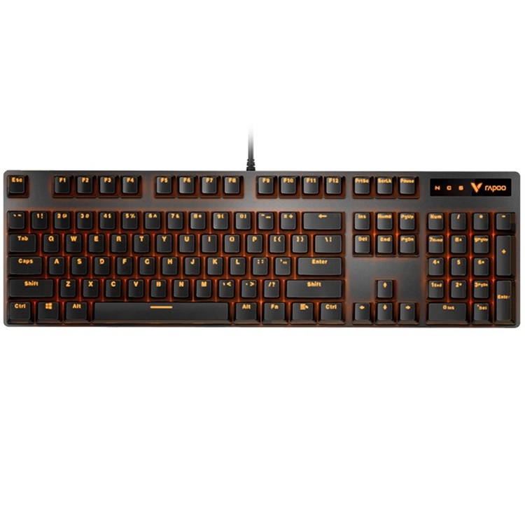 Rapoo 雷柏 V500PRO 混光机械键盘 游戏键盘 茶轴 图1
