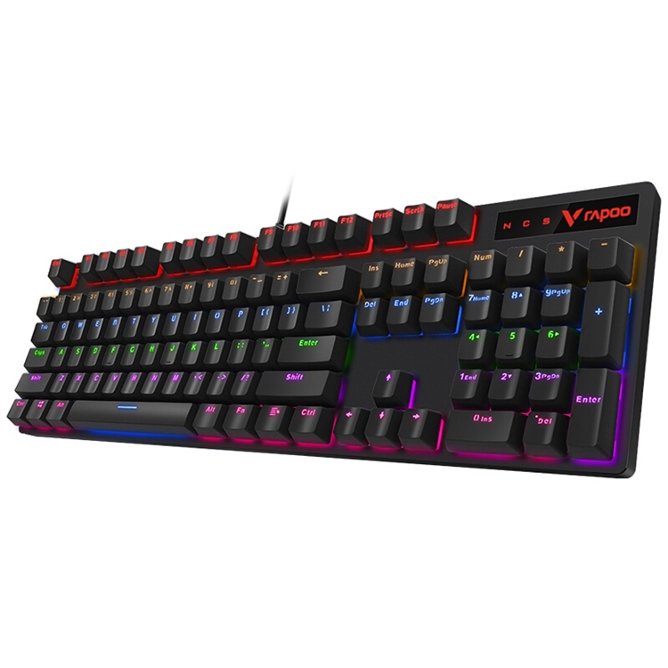 RAPOO 雷柏 V500PRO 机械键盘（雷柏黑轴、混光） 图4