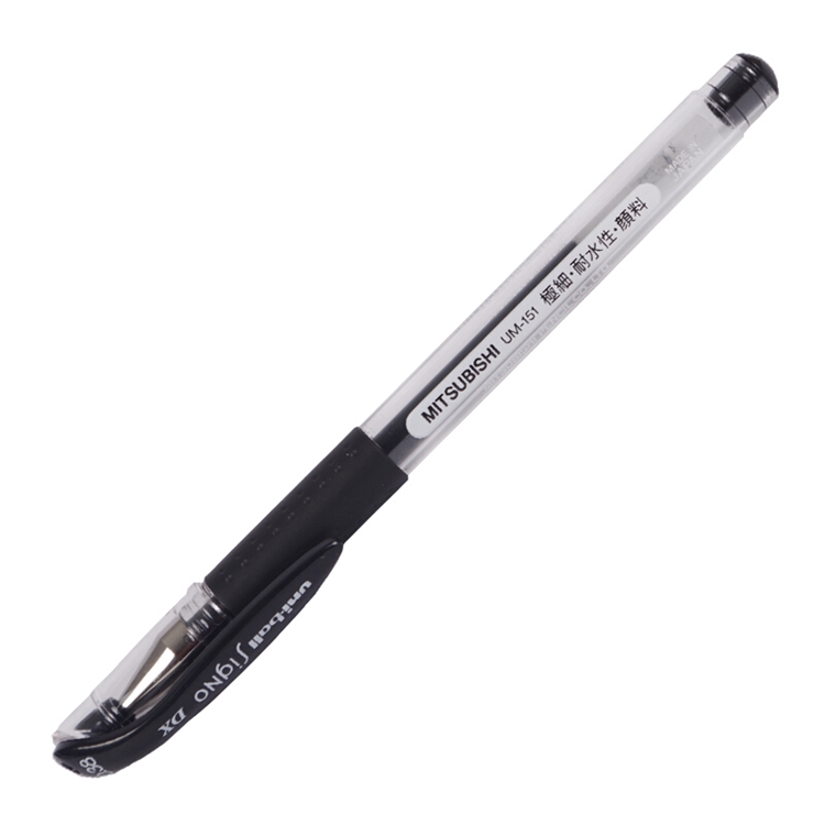Uniball 三菱 UM-151 中性笔 0.38mm 5支装 黑色 图2