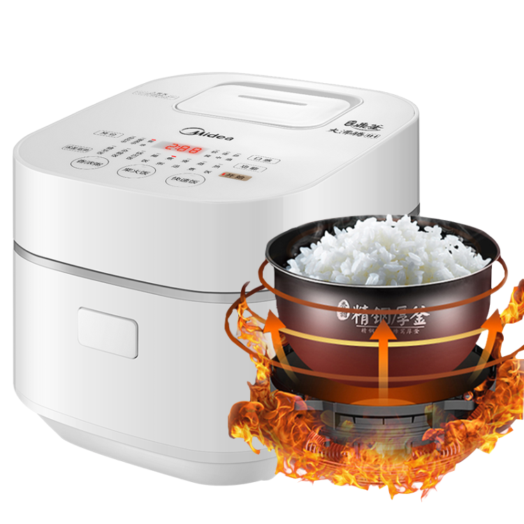 美的 MB-WHS30C96 多功能 智能IH电饭煲 3L升 颜值超高 图1