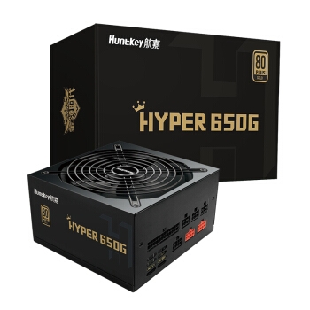 Huntkey 航嘉 HYPER 650G 台式机电源 额定650W 图1