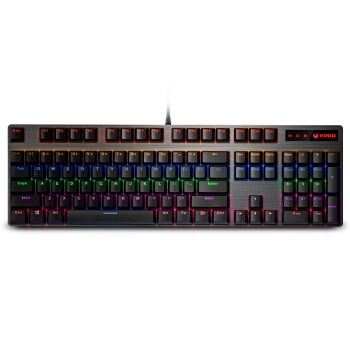 Rapoo 雷柏 V500PRO 混光机械键盘 游戏键盘 茶轴 图1