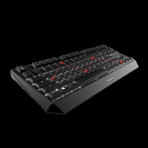 CHERRY 樱桃 LYAEU-2 G80-3814 87键 有线键盘 黑色 Cherry红轴 RGB 图5