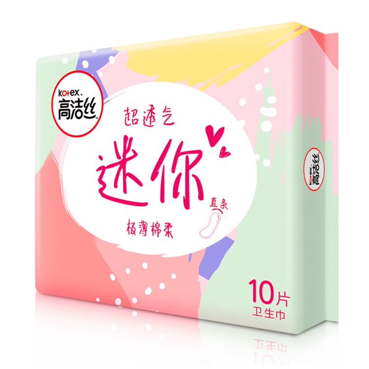 kotex 高洁丝 超薄直条护垫 190mm 10片 6件装 图4