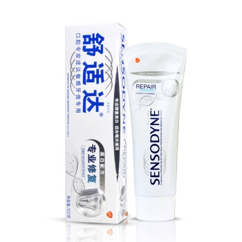 PLUS会员： SENSODYNE 舒适达 专业修护美白 抗敏感美白牙膏 100g 图4