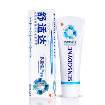 PLUS会员： SENSODYNE 舒适达 全方位防护 抗敏感牙膏 100g 图3