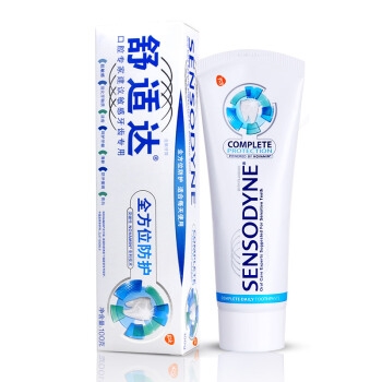PLUS会员： SENSODYNE 舒适达 全方位防护 抗敏感牙膏 100g 图1