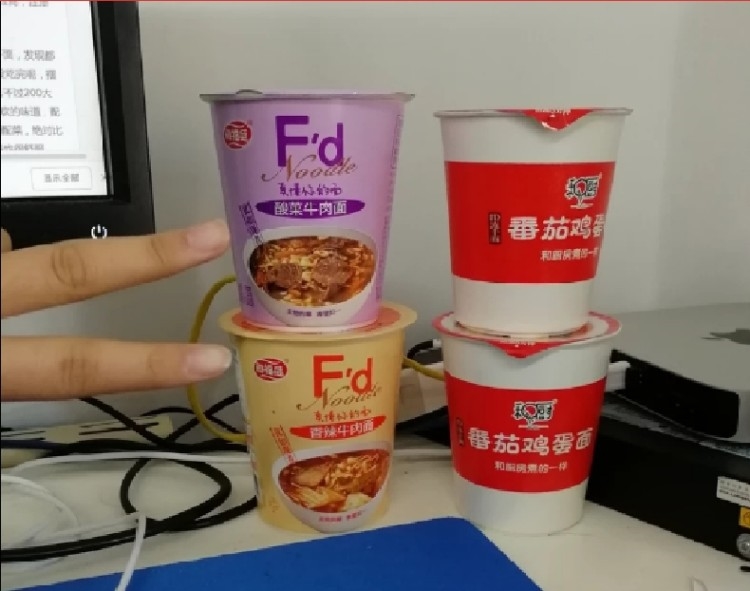 小米生态链 和厨 多口味FD冻干方便面杯装组合 62g*5杯 图3