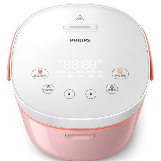PHILIPS 飞利浦 HD3070/00 电饭煲 2L 粉色 图3
