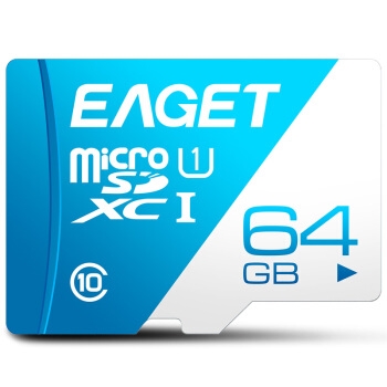 EAGET 忆捷 忆捷（EAGET）64GB TF（MicroSD）存储卡 A1 U3 V30 行车记录仪&安防监控专用内存卡 高速耐用 读速100MB/s 图2