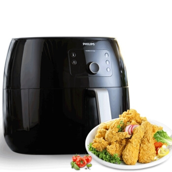 PHILIPS 飞利浦 HD9651/91 空气炸锅 5L 黑色 图2