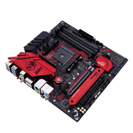 ASUS 华硕 TUF GAMING B550M-ZAKU（WI-FI）M-ATX主板 机动战士高达版 图2