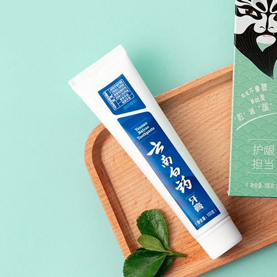 PLUS会员： YUNNANBAIYAO 云南白药 益优系列国粹定制牙膏礼盒装 100g*5 图3