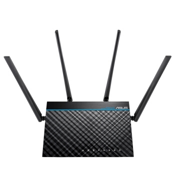 粉丝价： ASUS 华硕 RT-ACRH17 1700M 千兆双频 WiFi 5 家用路由器 黑色 图4
