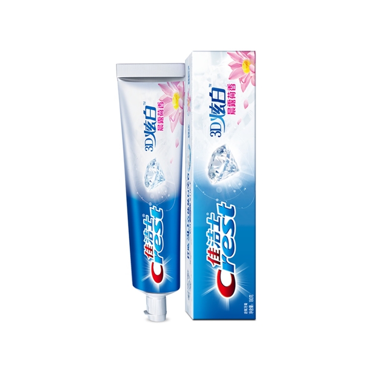 Crest 佳洁士 3D炫白系列晨露荷香牙膏 180g 图1