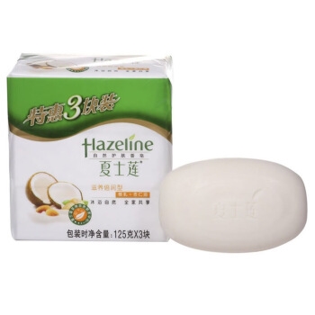 限地区、PLUS会员： Hazeline 夏士莲 滋养倍润香皂三块装 125g*3 图3