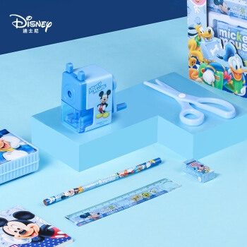 Disney 迪士尼 DM6049-5A 米奇系列 学生文具礼盒套装 7件套 图5