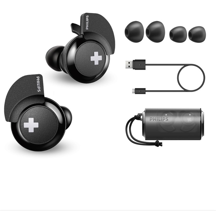 PHILIPS 飞利浦 SHB4385 耳塞式蓝牙耳机 黑色 图2