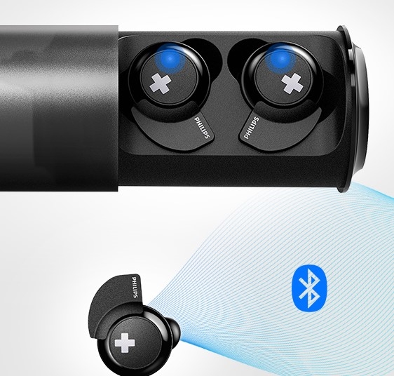 PHILIPS 飞利浦 SHB4385 耳塞式蓝牙耳机 黑色 图4