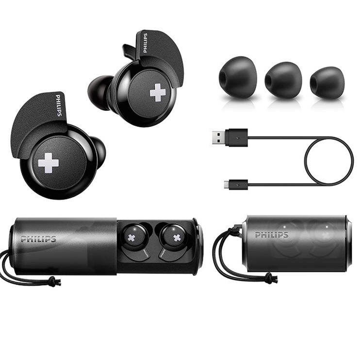 PHILIPS 飞利浦 SHB4385 耳塞式蓝牙耳机 黑色 图3