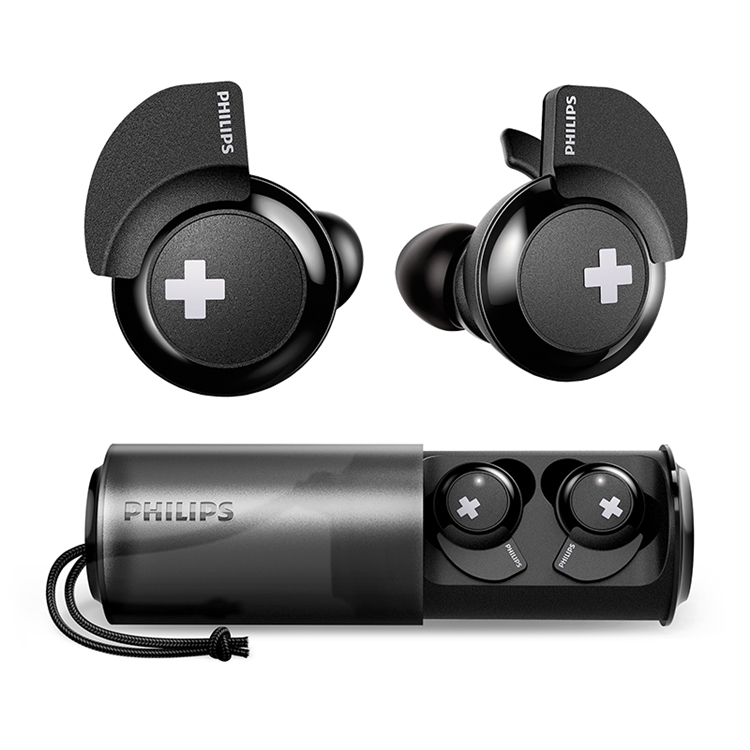 PHILIPS 飞利浦 SHB4385 耳塞式蓝牙耳机 黑色 图1