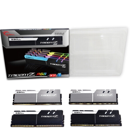 G.SKILL 芝奇 幻光戟系列 DDR4 3200MHz RGB 黑色 台式机内存 32GB（8GBx4） 图4