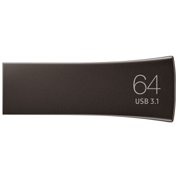 26日0点： SAMSUNG 三星 Bar Plus USB3.1 U盘 64GB 深空灰 图4