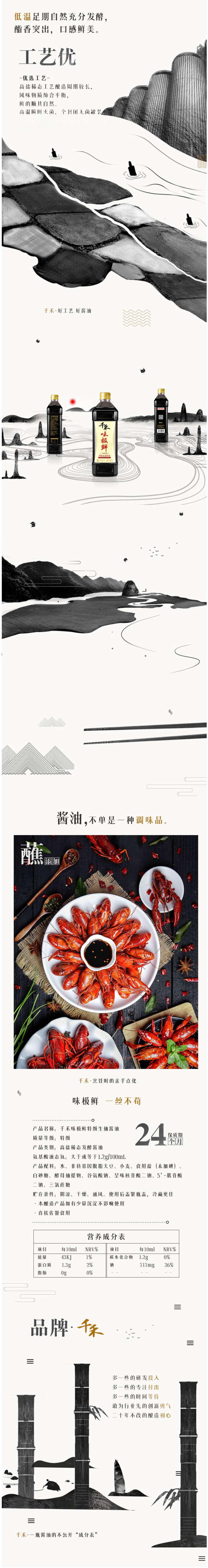 上市公司出品 千禾 味极鲜 特级头道生抽酱油 1L 图3