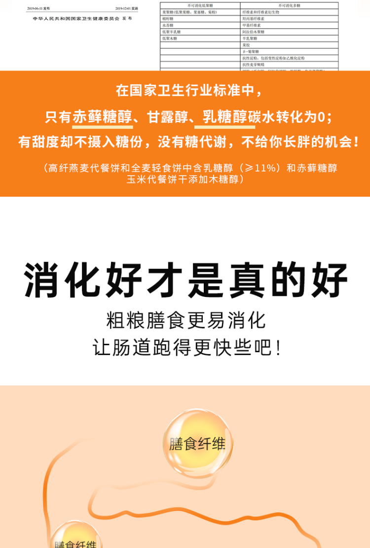 谷悦园 饱腹代餐燕麦全麦饼干400g 图5