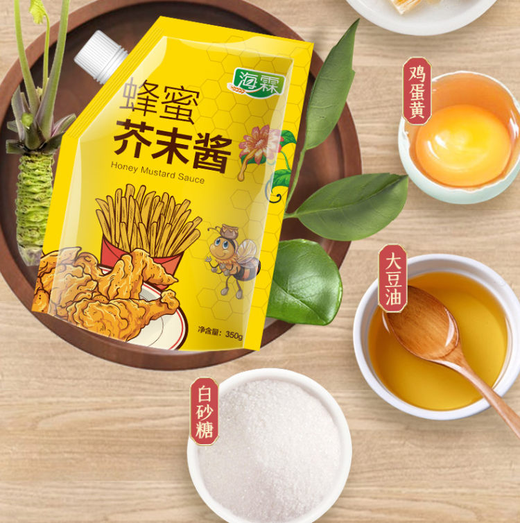 海霖 韩式蜂蜜芥末酱 350g 图7