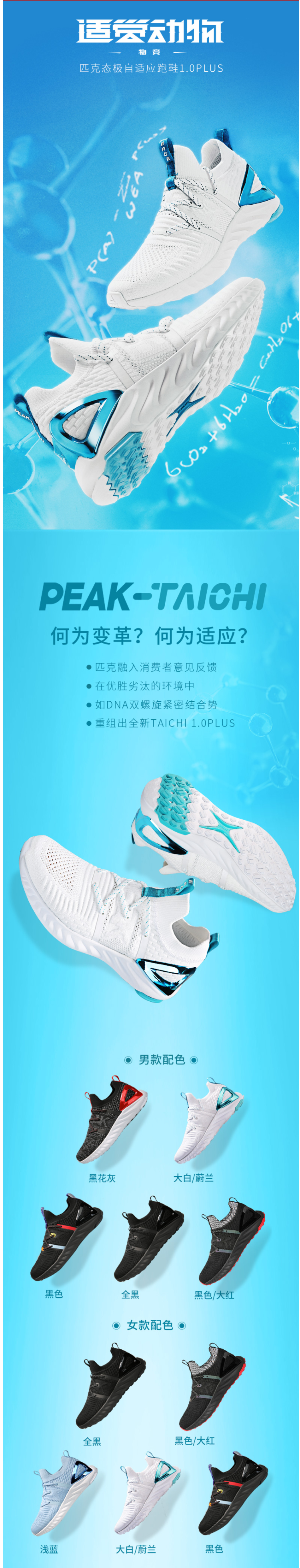 国产黑马跑鞋 匹克 态极 1.0Plus 男女跑步鞋 图2
