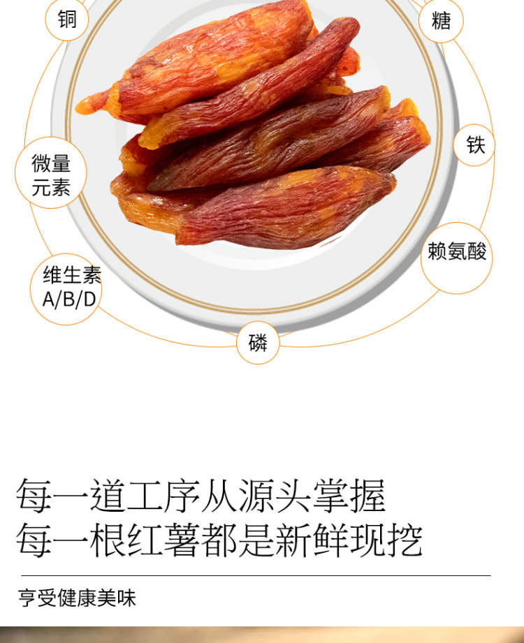 鲜回头 红薯干 250g 图5