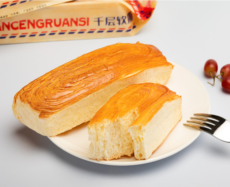 泓一 千层手撕软面包800g 共10袋 图3