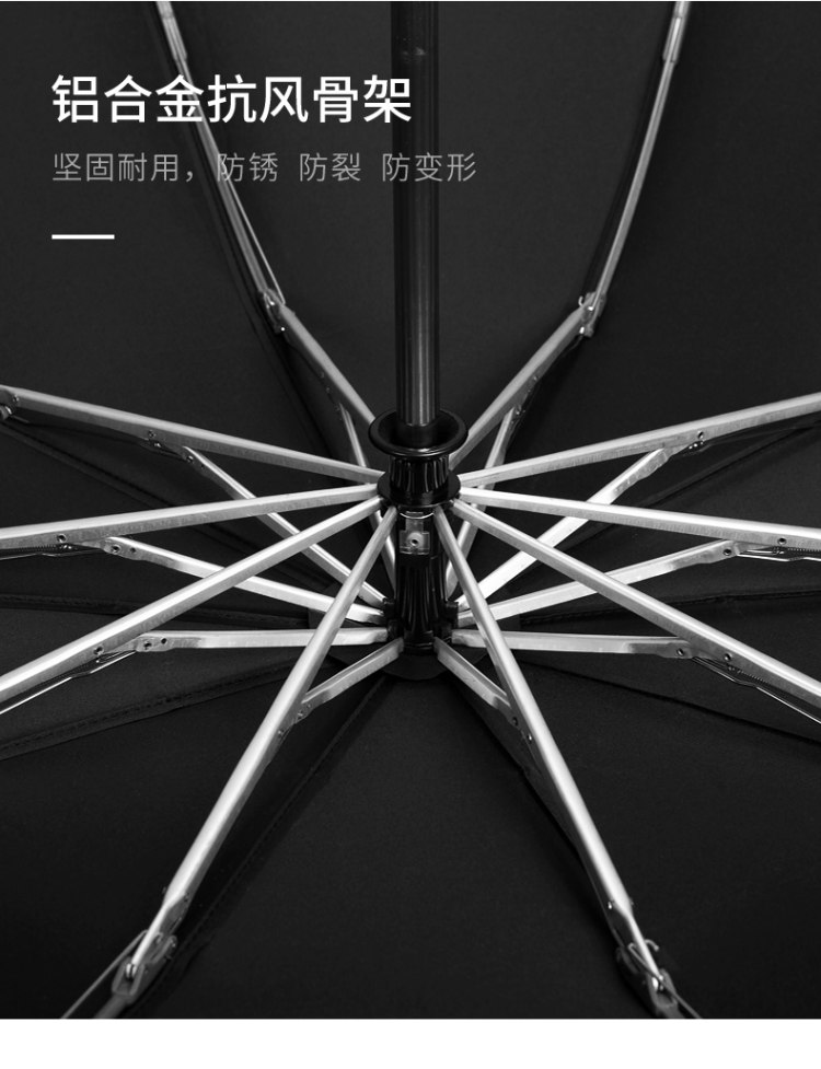 左都 汽车载车用雨伞男全自动反向 图13