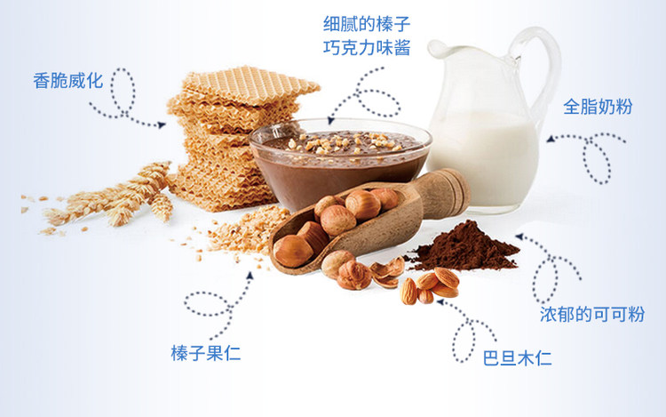泓一 坚果威化饼干 整箱20枚 图3