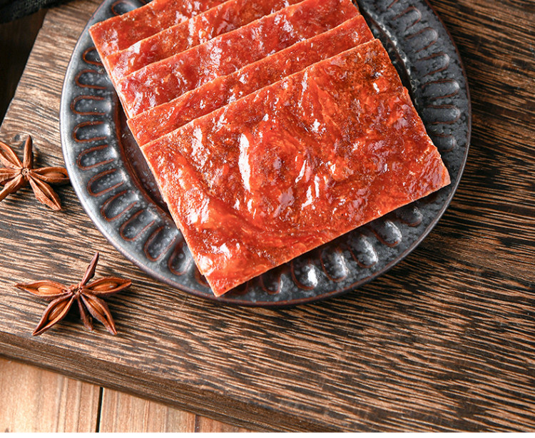 小贝 靖江手工猪肉脯 300g 图2