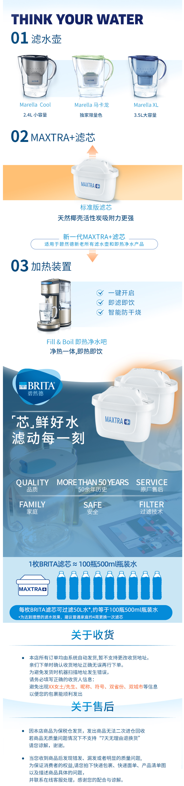 碧然德 Brita 第三代 Maxtra+ 标准版 多效滤芯 12枚 图3
