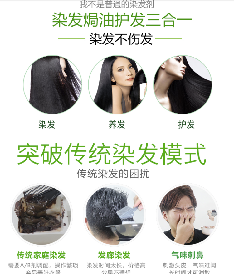 润丝丹 一梳彩染发剂 200ml 图4