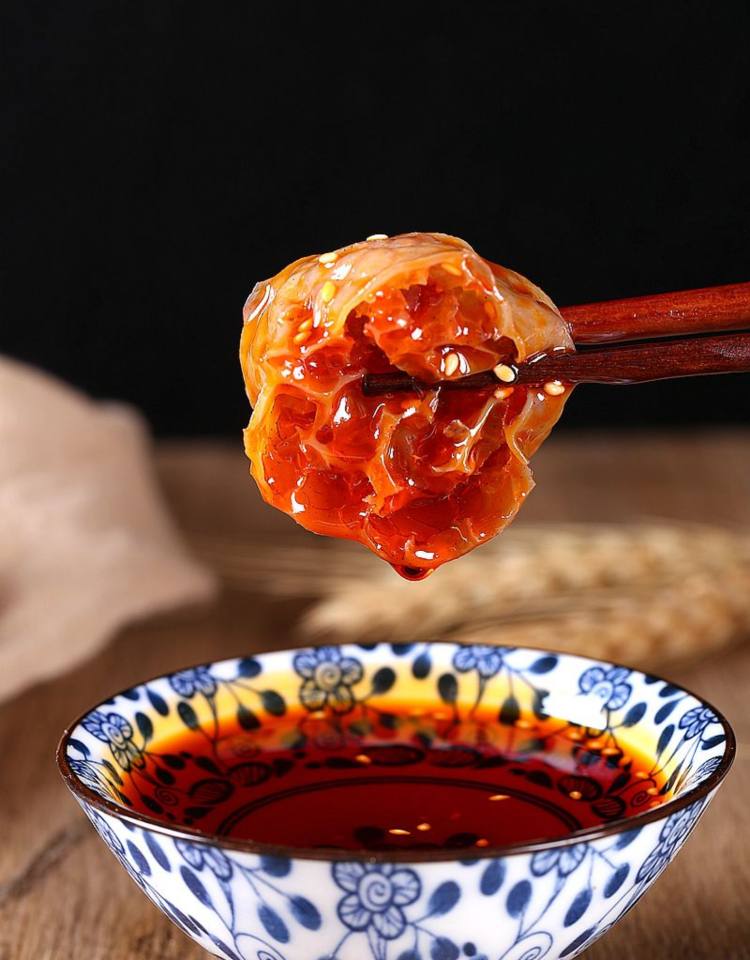 赠油醋汁 吸汁荞麦面藕1斤装 图7