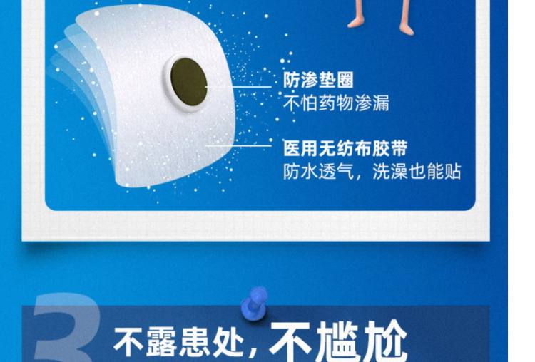 荣昌肛泰 痔疮贴肚脐贴 一盒4贴 图9